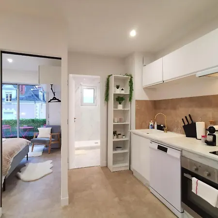 La Verriere - Cocon Lumineux & Confort - Balcon Et Parking Gratuit Sur Place אנז'ה